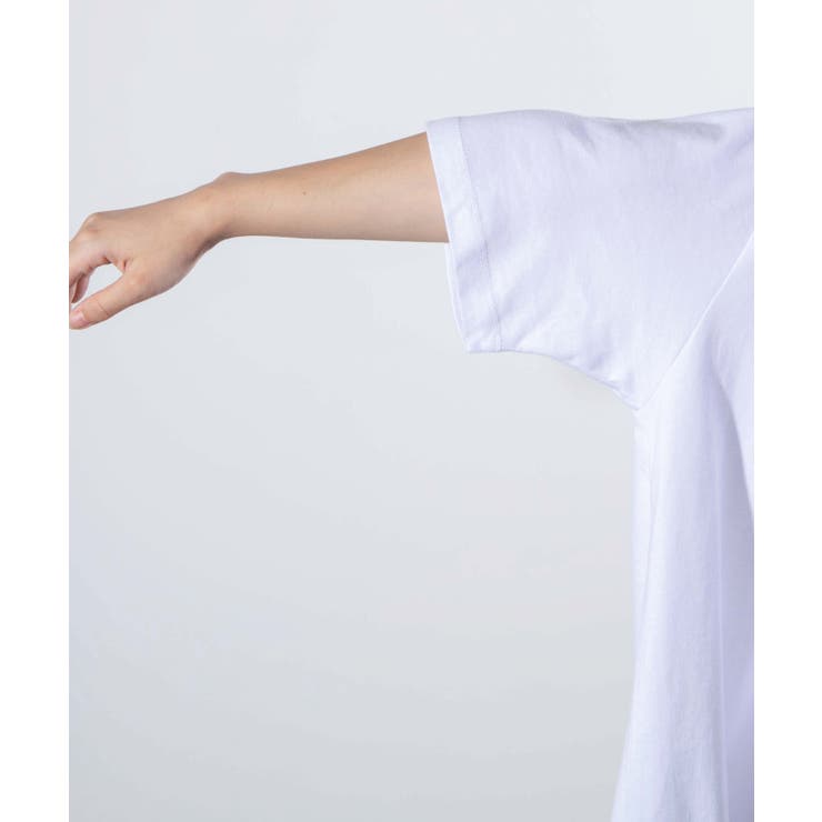 サークルロゴ刺繍Tシャツ | WEGO【MEN】 | 詳細画像12 