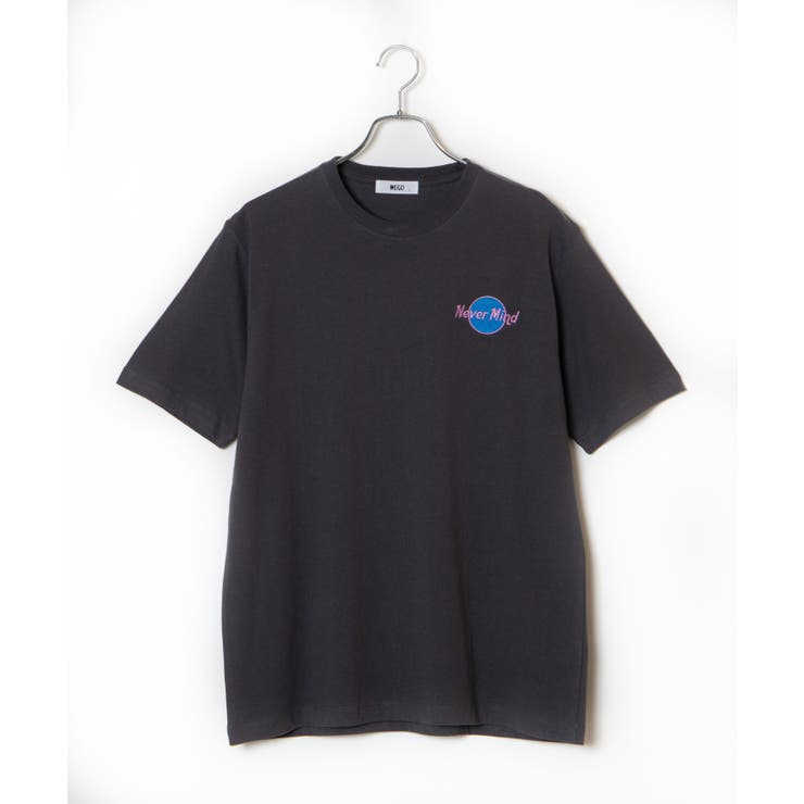 サークルロゴ刺繍Tシャツ | WEGO【MEN】 | 詳細画像14 