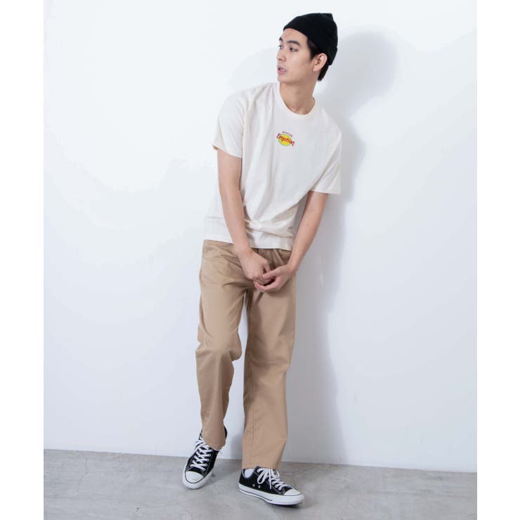 サークルロゴ刺繍Tシャツ | WEGO【MEN】 | 詳細画像5 