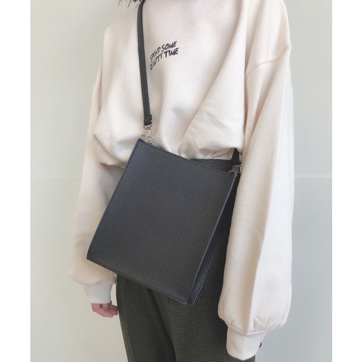 【WEB限定】フェイクレザースクエアショルダー  WE20WN09-MG5003[品番：WG010076321]｜WEGO【WOMEN】（ウィゴー）のレディースファッション通販｜SHOPLIST（ショップリスト）