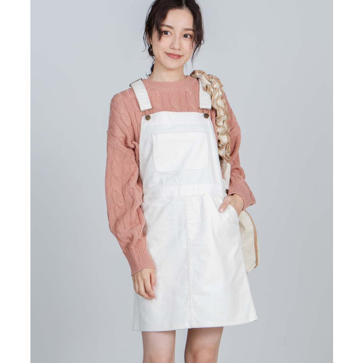 コーデュロイジャンパースカート  WE20WN10-L5005[品番：WG010076652]｜WEGO【WOMEN】（ウィゴー）のレディースファッション通販｜SHOPLIST（ショップリスト）