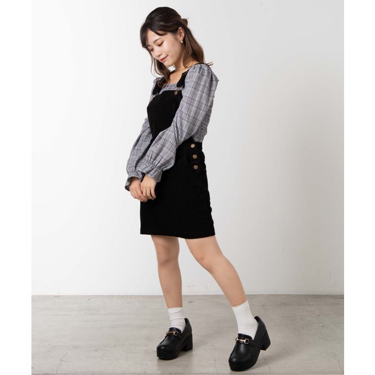 コーデュロイジャンパースカート  WE20WN10-L5005[品番：WG010076652]｜WEGO【WOMEN】（ウィゴー）のレディースファッション通販｜SHOPLIST（ショップリスト）