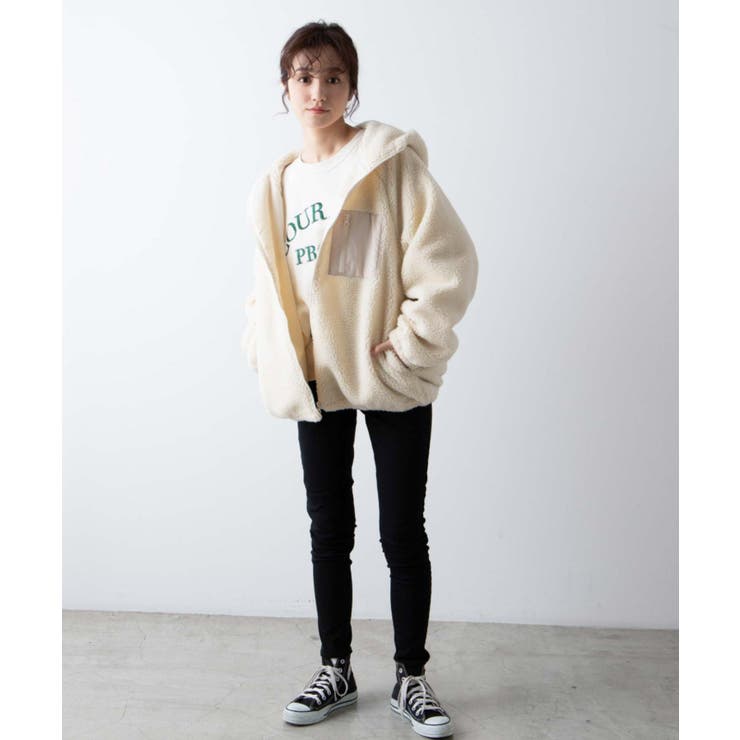 WEB限定】フードボアブルゾン[品番：WG010076660]｜WEGO【WOMEN