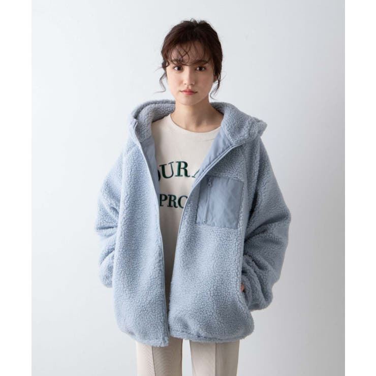 WEB限定】フードボアブルゾン[品番：WG010076660]｜WEGO【WOMEN】（ウィゴー ）のレディースファッション通販｜SHOPLIST（ショップリスト）