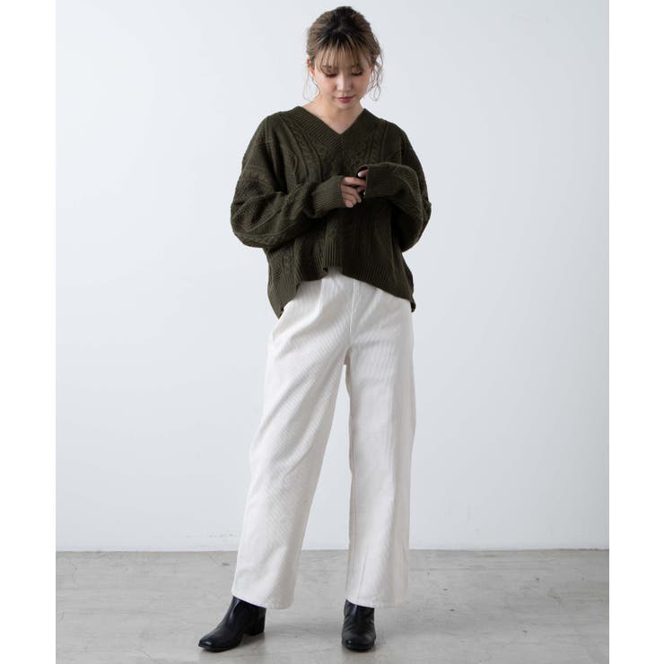 【WEB限定】コーデュロイストレートパンツ[品番：WG010077179]｜WEGO【WOMEN】（ウィゴー）のレディースファッション通販｜SHOPLIST（ショップリスト）