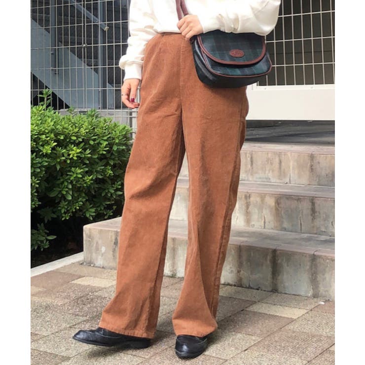 【WEB限定】コーデュロイストレートパンツ[品番：WG010077179]｜WEGO【WOMEN】（ウィゴー）のレディースファッション通販｜SHOPLIST（ショップリスト）