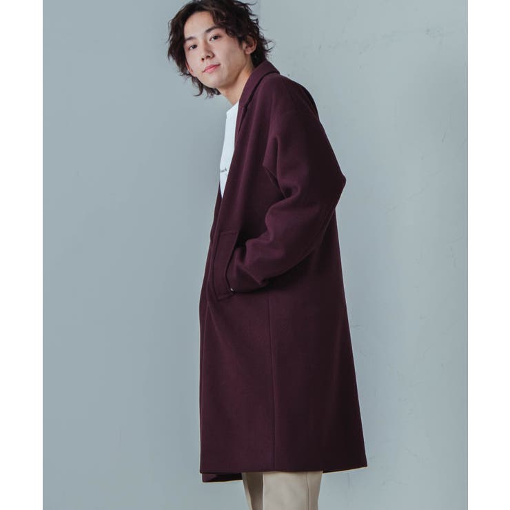 パープルソノタ | ニットメルトンオーバーコート WE20WN10-M5006 | WEGO【MEN】