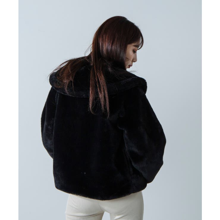 ファーショールカラーコート  WE20WN11-L5003[品番：WG010077115]｜WEGO【WOMEN】（ウィゴー）のレディースファッション通販｜SHOPLIST（ショップリスト）