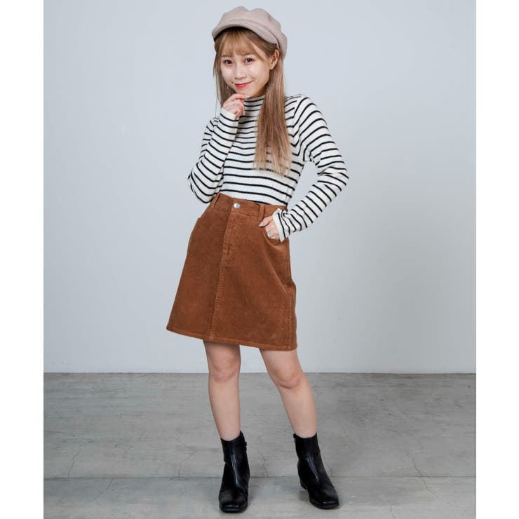 コーデュロイミニスカート 韓国  韓国ファッション[品番：WG010077284]｜WEGO【WOMEN】（ウィゴー）のレディースファッション通販｜SHOPLIST（ショップリスト）