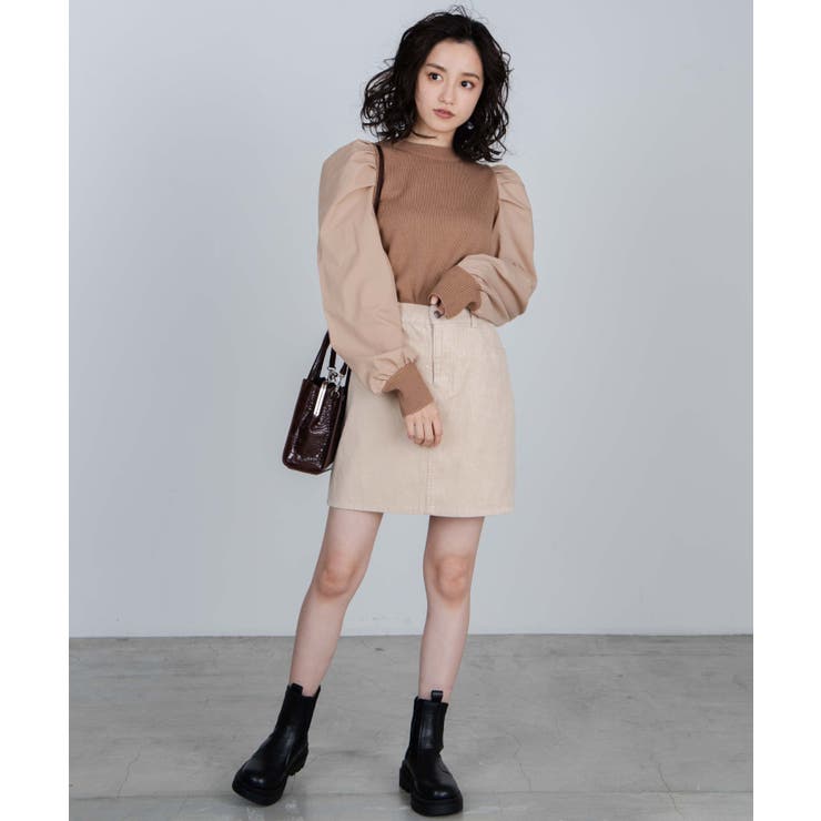 コーデュロイミニスカート 韓国  韓国ファッション[品番：WG010077284]｜WEGO【WOMEN】（ウィゴー）のレディースファッション通販｜SHOPLIST（ショップリスト）