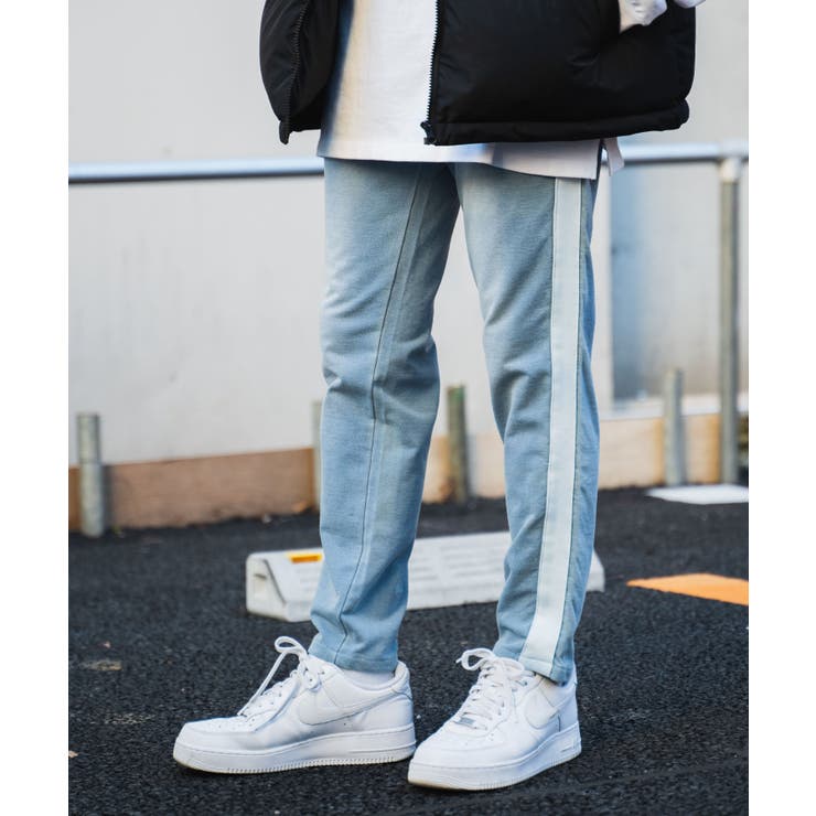 【WEB限定】カットデニムスキニーパンツ[品番：WG010082165]｜WEGO【MEN】（ウィゴー）のメンズファッション通販｜SHOPLIST（ショップリスト）