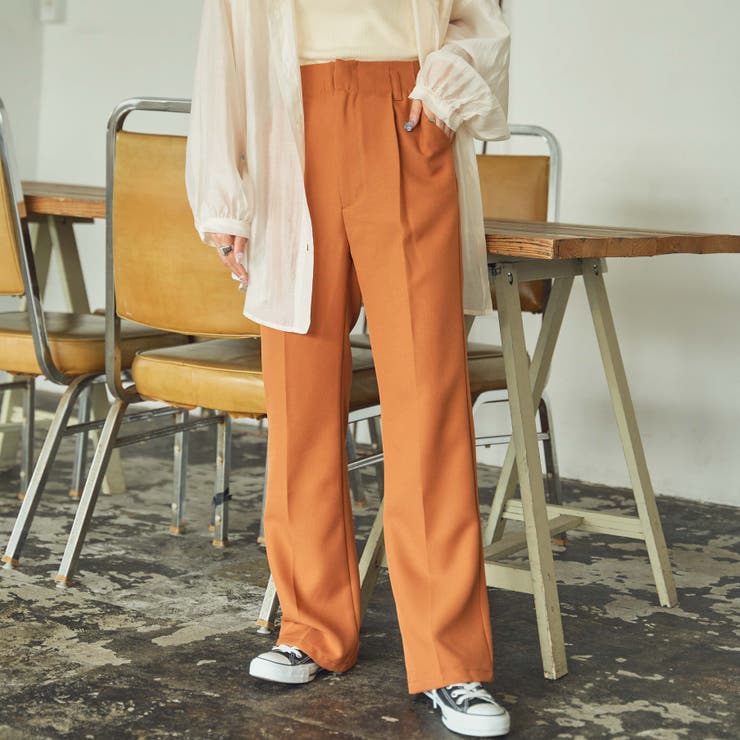 【WEB限定】センタープレスフレアパンツ[品番：WG010081532]｜WEGO【WOMEN】（ウィゴー）のレディースファッション通販｜SHOPLIST（ショップリスト）