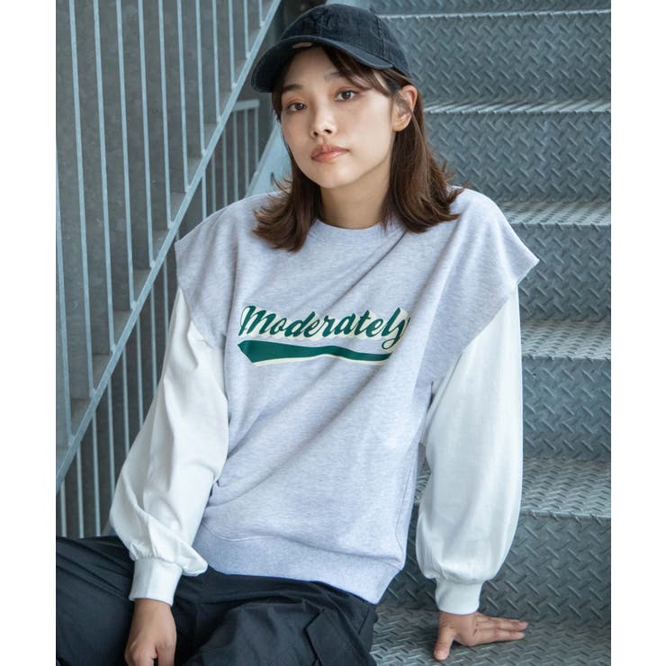 クルーネックスウェットベスト 韓国  韓国ファッション[品番：WG010081588]｜WEGO【WOMEN】（ウィゴー）のレディースファッション通販｜SHOPLIST（ショップリスト）