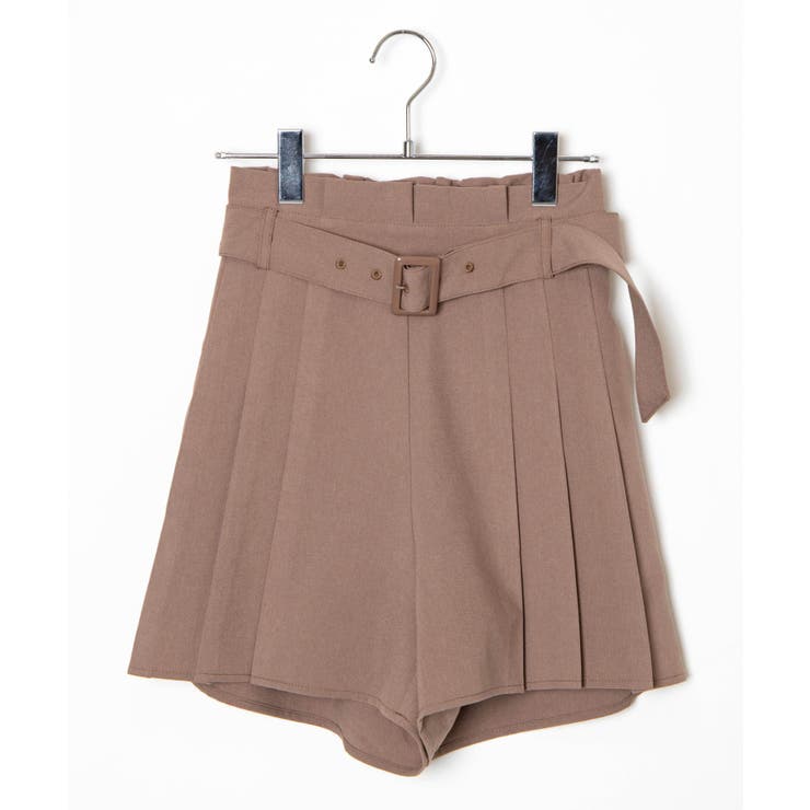 ベルトタックプリーツキュロット[品番：WG010081951]｜WEGO