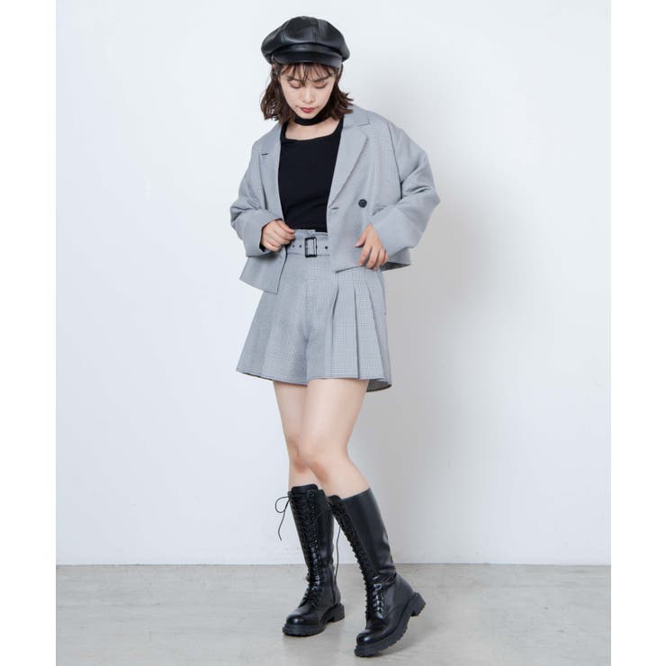 ベルトタックプリーツキュロット[品番：WG010081951]｜WEGO【WOMEN