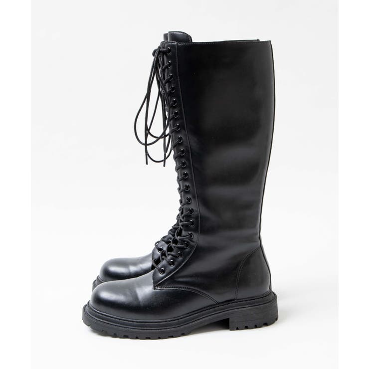 レースアップロングブーツ[品番：WG010081291]｜WEGO【WOMEN
