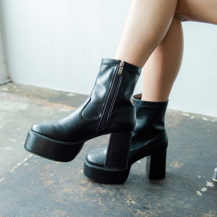 ボリュームヒールブーツ | WEGO【WOMEN】 | 詳細画像1 