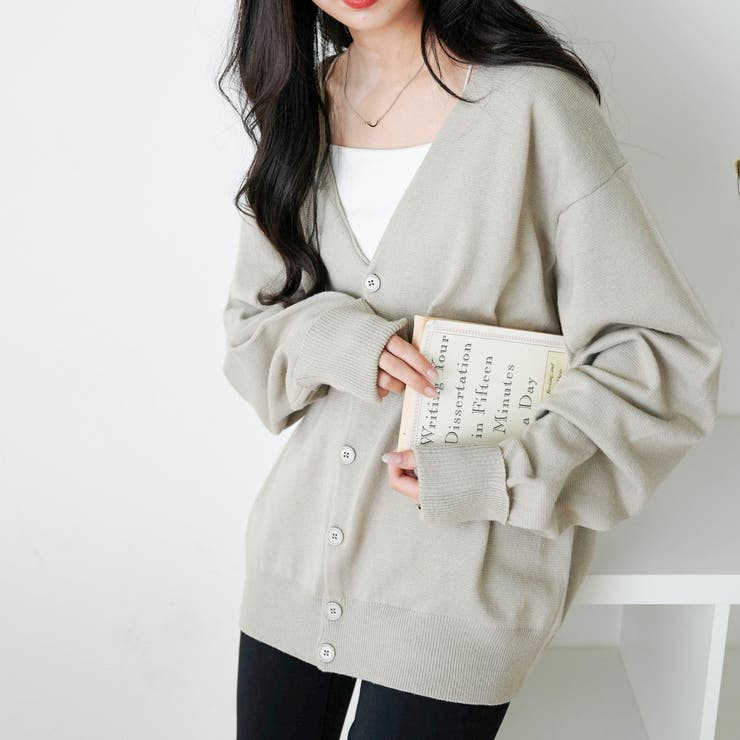 ドロップショルダーニットカーディガン レディース メンズ | WEGO【WOMEN】 | 詳細画像26 