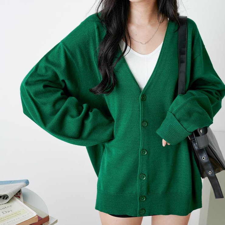 ドロップショルダーニットカーディガン レディース メンズ | WEGO【WOMEN】 | 詳細画像2 