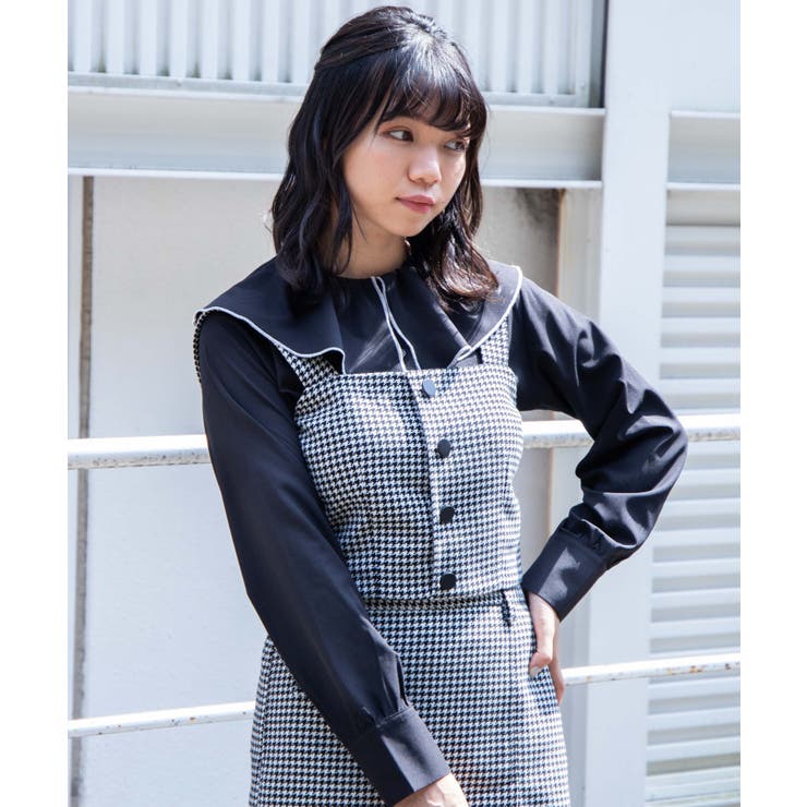 ラッフル襟ブラウス 品番 Wg Wego Women ウィゴー のレディースファッション通販 Shoplist ショップリスト