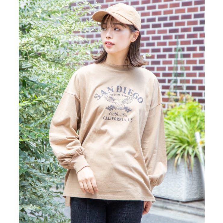 ヴィンテージライクプリントロンT[品番：WG010081969]｜WEGO【WOMEN