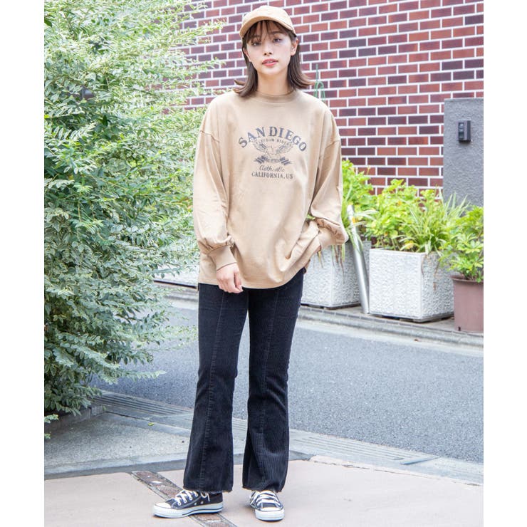 ヴィンテージライクプリントロンT[品番：WG010081969]｜WEGO【WOMEN