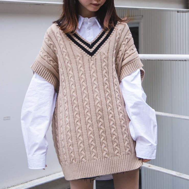 【美品】Traditional Weatherwear ケーブルチルデンベスト ケーブルチルデンベスト[品番：WG010081809]｜WEGO【WOMEN】（ウィゴー