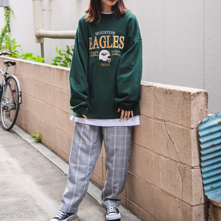 ヘビーウエイト  チームロゴ刺繍BIGロンT[品番：WG010082371]｜WEGO【WOMEN】（ウィゴー）のレディースファッション通販｜SHOPLIST（ショップリスト）