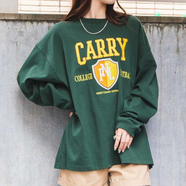 ヘビーウエイト  チームロゴ刺繍BIGロンT[品番：WG010082371]｜WEGO【WOMEN】（ウィゴー）のレディースファッション通販｜SHOPLIST（ショップリスト）