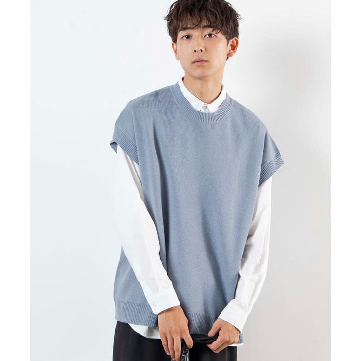 ルーズシルエットニットベスト 品番 Wg Wego Men ウィゴー のメンズファッション通販 Shoplist ショップリスト