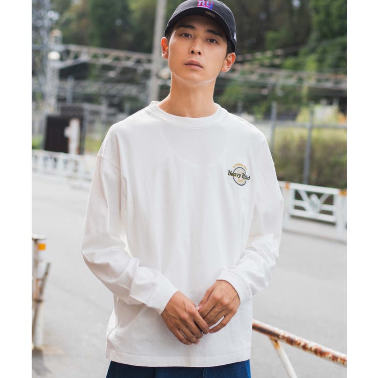 サークルロゴ刺繍ロンT[品番：WG010082173]｜WEGO【MEN】（ウィゴー