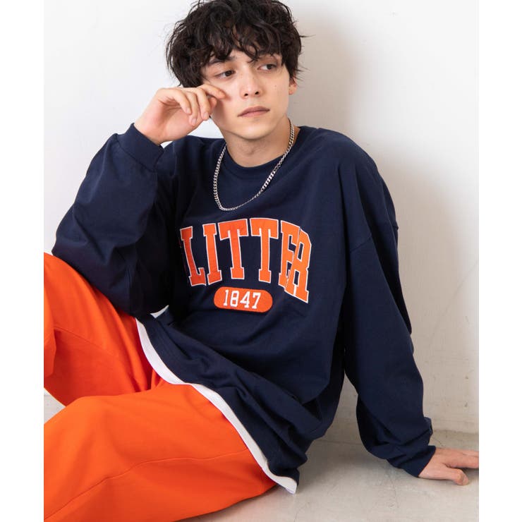 アクセ付きカレッジレイヤードロンT【2点セット】[品番：WG010082427]｜WEGO【MEN】（ウィゴー）のメンズファッション通販｜SHOPLIST（ショップリスト）