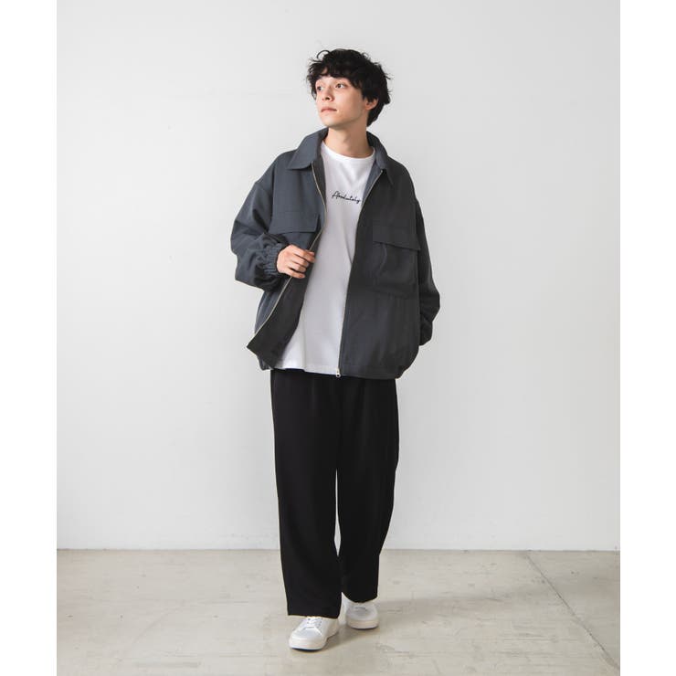 フラップポケットZIPブルゾン[品番：WG010082457]｜WEGO【MEN