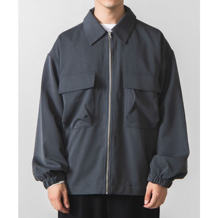 フラップポケットZIPブルゾン[品番：WG010082457]｜WEGO【MEN