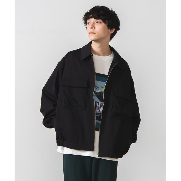 フラップポケットZIPブルゾン[品番：WG010082457]｜WEGO【MEN