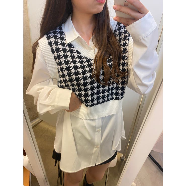 コンパクトニットベスト レディース 春 品番 Wg Wego Women ウィゴー のレディース ファッション通販 Shoplist ショップリスト