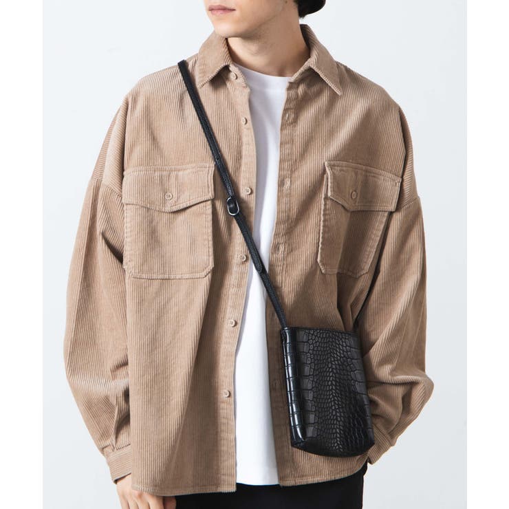 フェイクレザーミニマルポシェット[品番：WG010081468]｜WEGO【MEN】（ウィゴー）のメンズファッション通販｜SHOPLIST（ショップリスト）