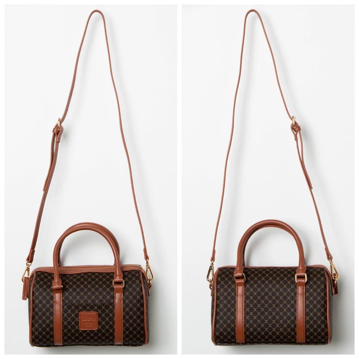 モノグラムボストンショルダーバッグ[品番：WG010081691]｜WEGO【WOMEN