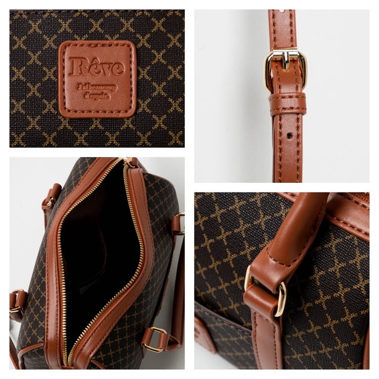 モノグラムボストンショルダーバッグ[品番：WG010081691]｜WEGO【WOMEN