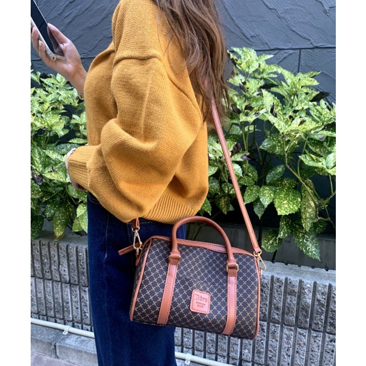 モノグラムボストンショルダーバッグ[品番：WG010081691]｜WEGO【WOMEN