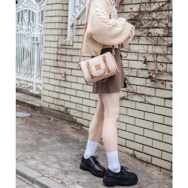 モノグラムボストンショルダーバッグ[品番：WG010081691]｜WEGO【WOMEN