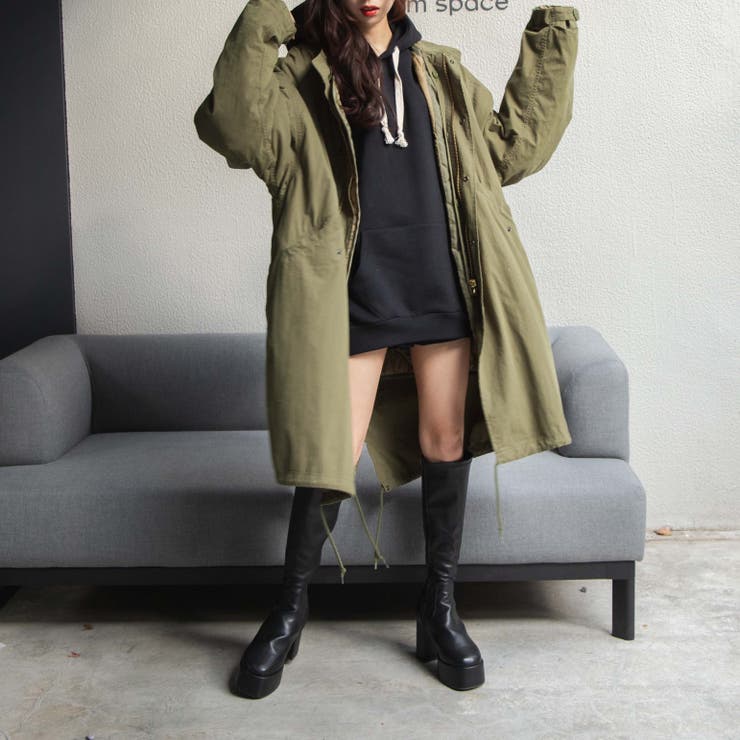 3WAYビッグモッズコート 韓国  韓国ファッション[品番：WG010081865]｜WEGO【WOMEN】（ウィゴー）のレディースファッション通販｜SHOPLIST（ショップリスト）