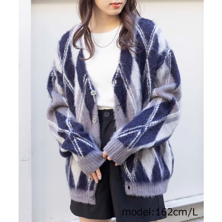 モヘアライクBIGカーディガン レディース メンズ[品番：WG010082605]｜WEGO 【WOMEN】（ウィゴー）のレディースファッション通販｜SHOPLIST（ショップリスト）