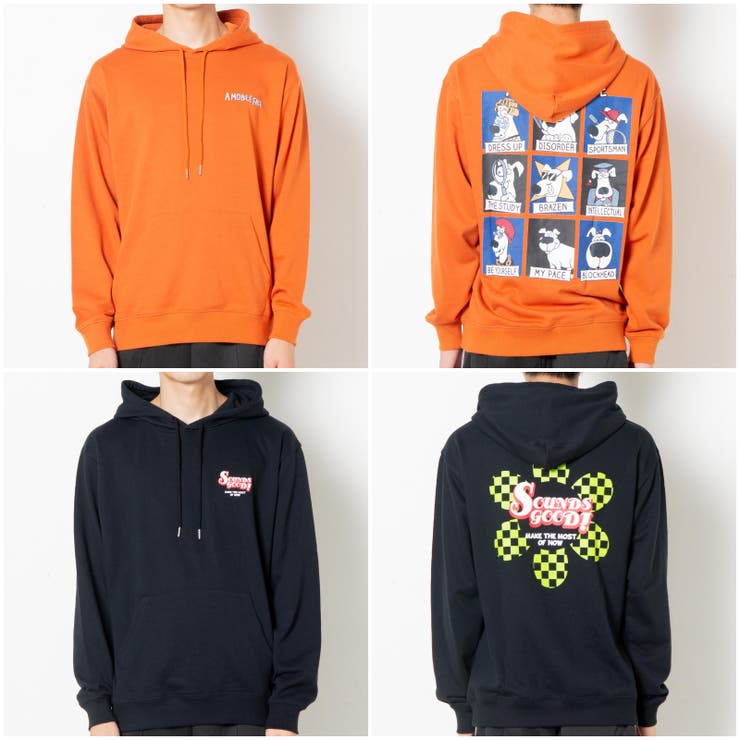 グラフィックプルパーカー 韓国 韓国ファッション ストリート系 | WEGO【MEN】 | 詳細画像13 