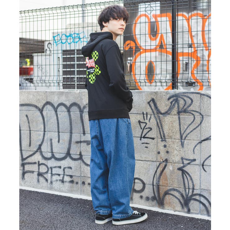 グラフィックプルパーカー 韓国 韓国ファッション ストリート系 | WEGO【MEN】 | 詳細画像35 