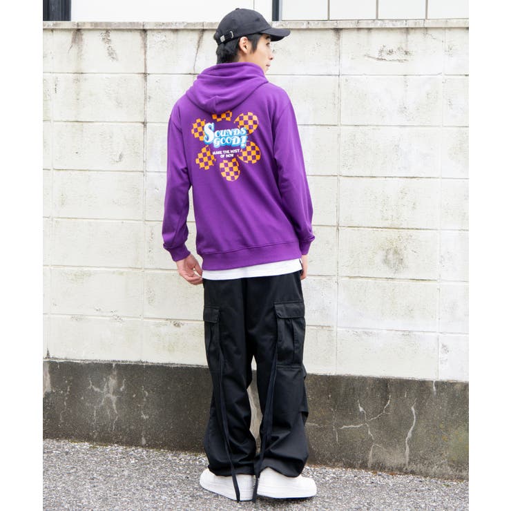 グラフィックプルパーカー 韓国 韓国ファッション ストリート系 | WEGO【MEN】 | 詳細画像9 