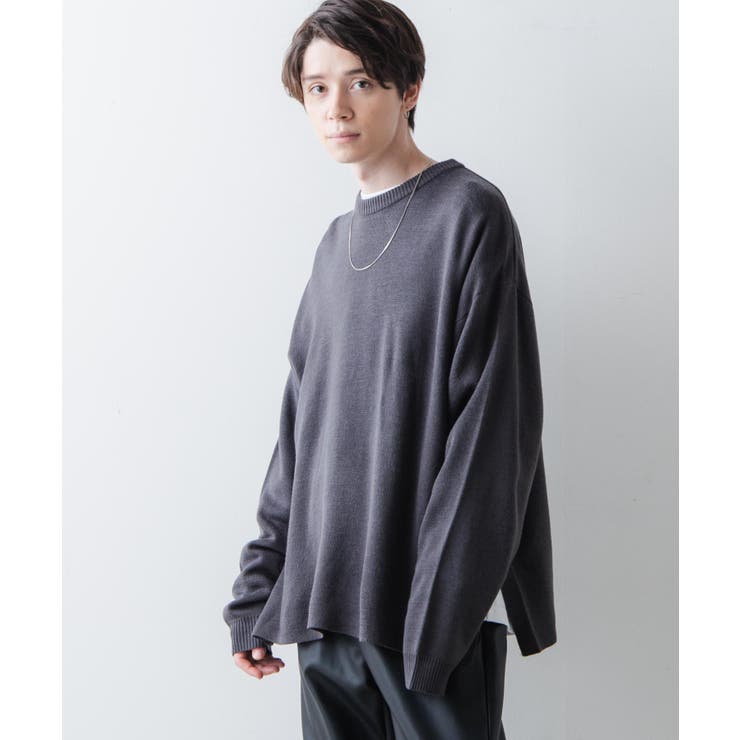 ミラノリブ スリットBIGプルオーバー 韓国[品番：WG010082542]｜WEGO 【MEN】（ウィゴー）のメンズファッション通販｜SHOPLIST（ショップリスト）