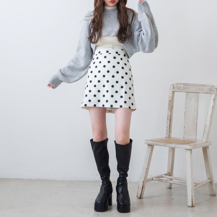 miumiu 赤と青の水玉模様タイトスカート 楽天市場】SAVOY CLOTHING Dot Circular Skirt ドット プリント
