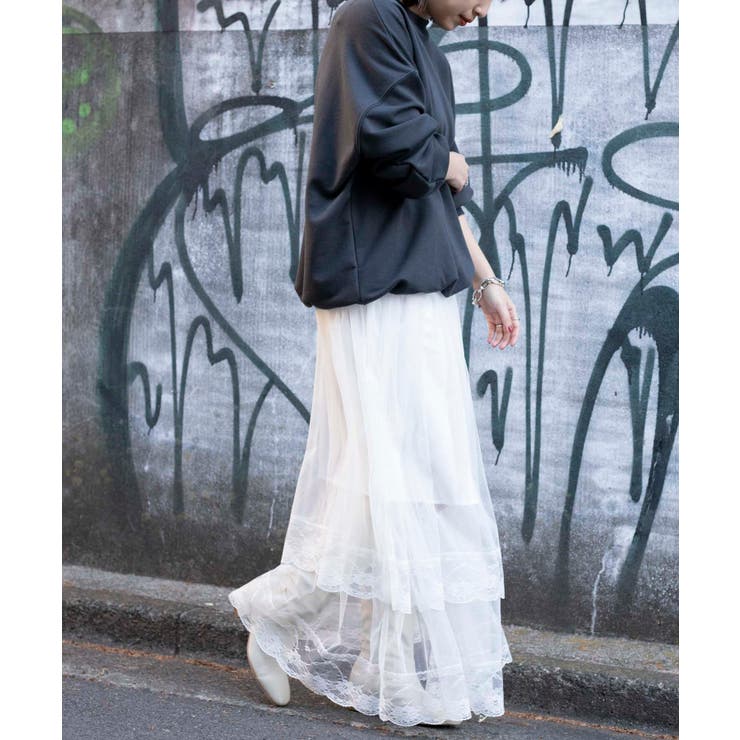 レースシアーロングスカート[品番：WG010078826]｜WEGO【WOMEN