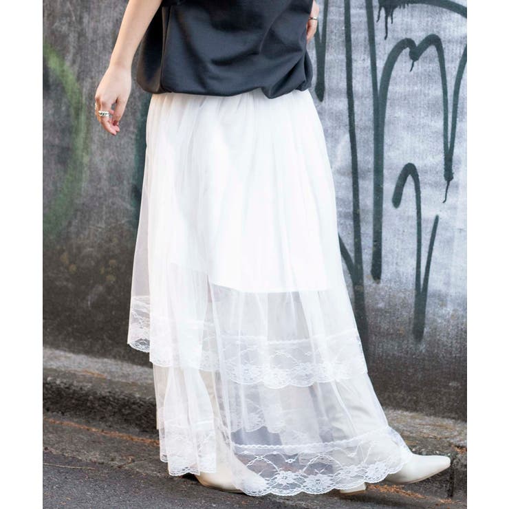 美品⭐︎定価14万円⭐︎ハンガー付き---Harrods ロングコート--- garden lace wrap skirt（マキシ・ロングスカート） | CODE A